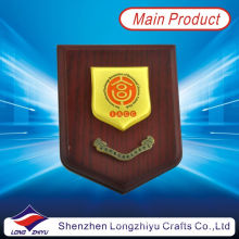 Custom Shield Wood Award Plaque for Korean Cook